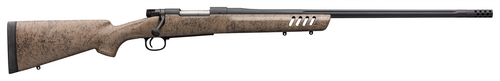 Winchester Guns 535243299 Model 70 Long Range 6.8 Western 4+1 24" Matte Black Black Webbed Tan Fixed Bell & Carlson w/Aluminum Bedding Stock Right Hand (Full Size)