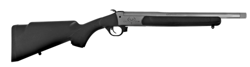 Traditions CRY301130T Outfitter G3 Youth 300 Blackout 1rd 16.50" Stainless Cerakote Fluted Threaded Barrel, Drilled & Tapped Steel Receiver, Fixed Black Synthetic Stock, Right Hand