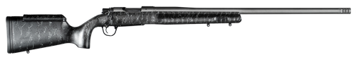 Christensen Arms 8010201100 Mesa Long Range 6.5 PRC 4+1 26" Threaded Barrel, Tungsten Gray Cerakote, Black with Gray Webbing Stock