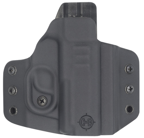 C&G Holsters 0256100 Covert  OWB Black Kydex Belt Loop Fits Sig P365/P365 XL