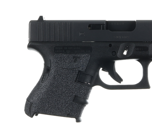 Talon Grips 105G Adhesive Grip  Compatible w/Glock 26/27/28/33/39 Gen3, Black Textured Granulate