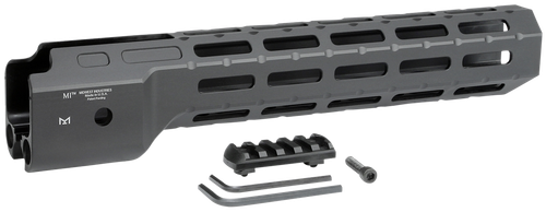 Midwest Industries MICRPC9 Combat  Ruger PC9 M-Lok Handguard Black Hardcoat Anodized 6061-T6 Aluminum 12"