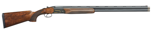 F.A.I.R. FRCRRAV2030 Carrera V 20 Gauge Break Open 3" 2rd 30" Black Over/Under Vent Rib Barrel, Black w/Gold Inlay Receiver, Walnut w/Adj Comb Stock, TechniChoke XP70 Choke System