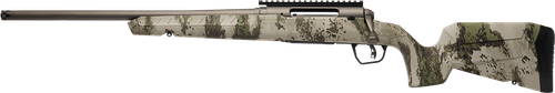 Savage Arms 32309 Axis 2 Pro Compact 243 Win 4+1 20" Gun Metal Bronze Cerakote Heavy Threaded Barrel & Picatinny Rail Carbon Steel Receiver, Fixed Woodland Camo Synthetic Stock, Left Hand
