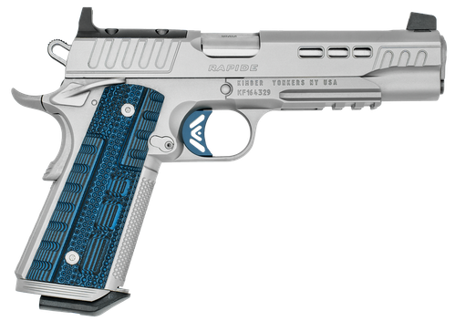Kimber Mfg.,inc 3000455  Rapide ICE OR 9mm 9+1 5" Stepped Cocking Serrations Stainless Steel Slide G-10 Grip