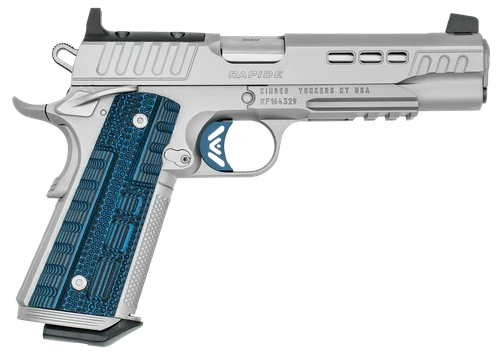 Kimber Mfg.,inc 3000455  Rapide ICE OR 9mm 9+1 5" Stepped Cocking Serrations Stainless Steel Slide G-10 Grip