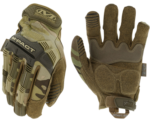 Mechanix Wear MPT78012 M-Pact Gloves Multi-Cam Synthetic Leather 2XL TPR Closure