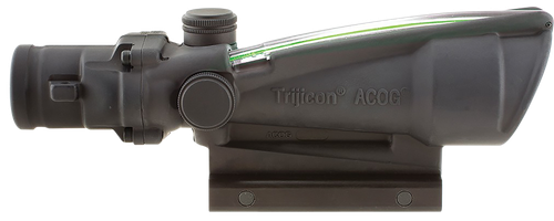 Trijicon 100416 ACOG  Matte Black 3.5x35mm Illuminated Green Crosshair 300 Blk BDC Reticle