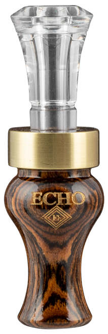 Echo Calls 90016 Timber  Double Reed Mallard Sounds Attracts Ducks Brown Bocote Timber