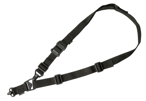 Magpul MAG515BLK MS3 Single QD Sling GEN2 Black Nylon 48"-60" OAL Adjustable One-Two Point Rifle