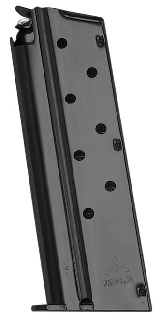 Mec-Gar MGCGOV9LCN 1911 Officer 8rd 9mm Luger, Black Carbon Steel