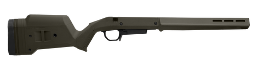 Magpul MAG1207-ODG Hunter American Stock OD Green Adjustable Synthetic Stock with Aluminum Chassis for Short Action Ruger American Right Hand Includes STANAG Mag Well