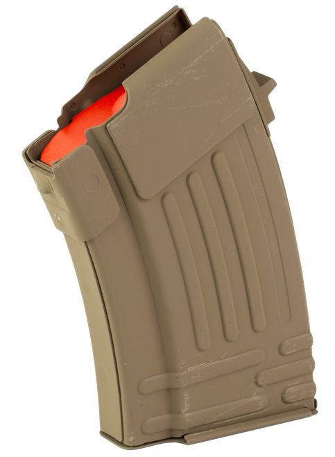 Global Ordnance LLC 810091157398   10rd Fully Ribbed 7.62x39mm Fits AK-47 FDE Steel