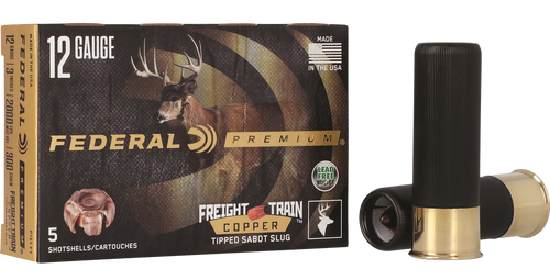 Federal P151FT Premium Freight Train 12Gauge 3" SlugShot 5 Per Box/10 Case