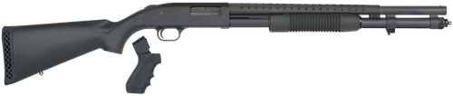 Mossberg 50694 590 Persuader 12 Gauge 3" 8+1 20" Cylinder Bore Heat-Shield Barrel Matte Blued Rec Black Synthetic Stock Includes Pistol Grip
