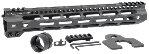 Midwest Industries MICRLW12625 Combat Lightweight AR-15 Black Hardcoat Anodized Aluminum/Polymer 12.625" Picatinny/M-LOK
