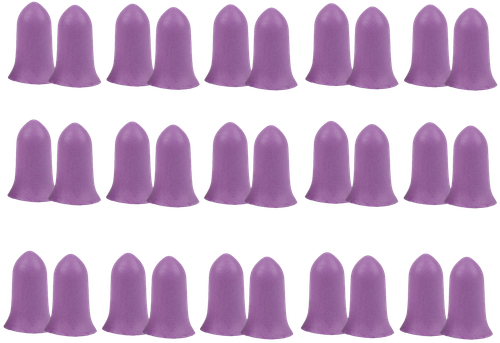 Allen 4134 Tapered Foam Ear Plugs 32 dB Purple 15 Pair