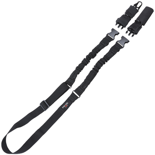 Tac Six 8911 Citadel Single & Double Point Sling Black Webbing 50" OAL Single to Two Point MSR