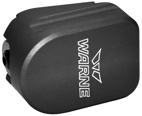 Warne 3306 Magazine Extension  Black, +3 (9mm Luger), +4 (40S&W), for S&W M&P 9/40