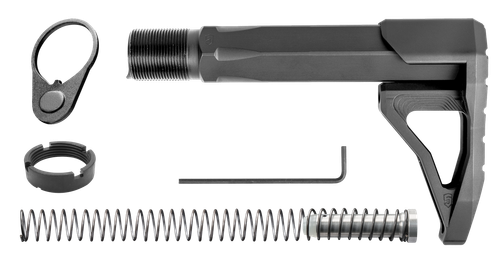 Phase 5 Weapon Systems CMSA Carbine Mini Stock Assembly Black Aluminum for AR15/AR10