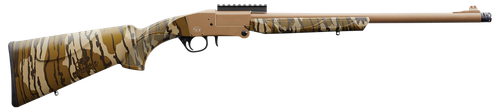 Charles Daly 930316 101 Turkey 12 Gauge Break Open 3" 1rd 20" Flat Dark Earth Cerakote Steel Barrel & Receiver, Fixed Mossy Oak Bottomland Synthetic Stock