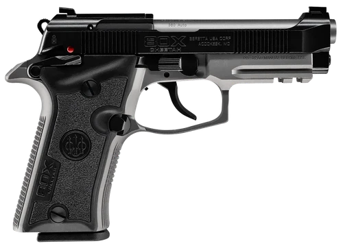 Beretta USA SPEC0716A 80X Cheetah Micro-Compact Frame 380 ACP 13+1 3.90" Stainless Barrel, Black Stainless Steel Optic Ready/Serrated Slide, Gray Aluminum Frame w/Picatinny Rail, Black Vertec Grip