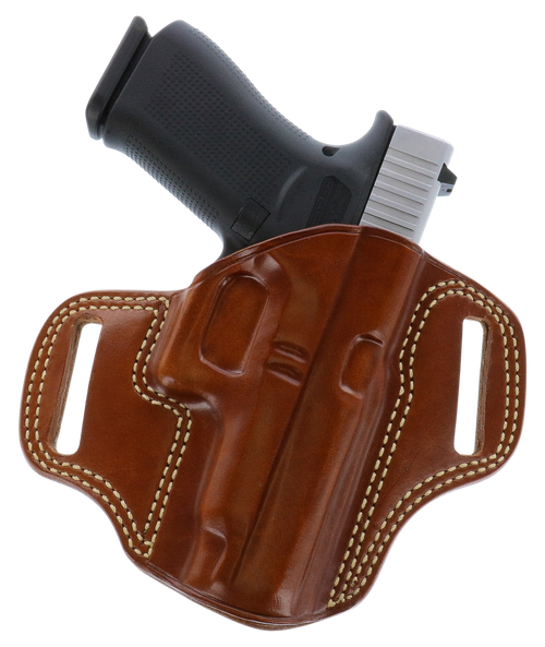 Galco CM876 Combat Master  OWB Tan Leather Belt Slide Fits Springfield Hellcat Pro Right Hand