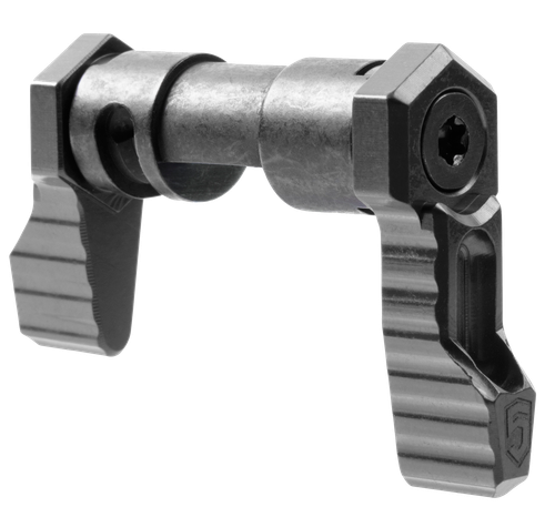 Phase 5 Weapon Systems SAFE90BLK Safety Selector 90 Degree AR-Platform Black Anodized Aluminum Ambidextrous