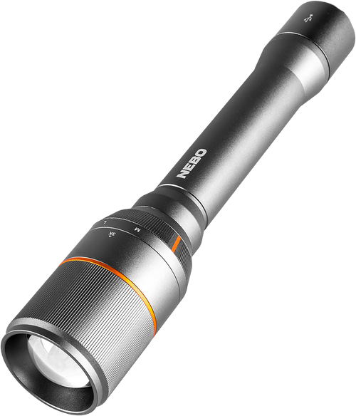 NEBO NEBFLT0022 Davinci 5000 Flashlight  Gray 100/1000/5000 Lumens White LED