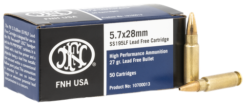 FN 10700013 High Performance  5.7x28mm 27gr Lead Free Hollow Point 50 Per Box/40 Case
