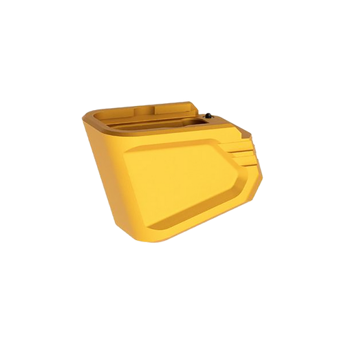 Tyrant CNC TDG17MAGEXGLD  Magazine Extension Fits Glock 17/22/34/35/19X Gold Aerospace Grade Aluminum