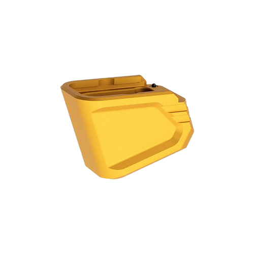 Tyrant CNC TDG17MAGEXGLD  Magazine Extension Fits Glock 17/22/34/35/19X Gold Aerospace Grade Aluminum