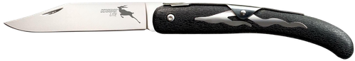 Cold Steel CS20KJ Kudu Lite 4.25" Folding Plain Polished 5Cr15MoV SS Blade/Black Woodgrain Zy-Ex Handle