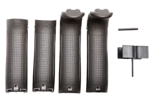 Glock 30819  Backstrap/Beavertail Set Compatible w/ Glock 20/21/40/41 Black Polymer