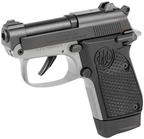 Beretta USA J20X22R8 20X Bobcat You're On Your Own 22 LR 8+1 2.40" Black Steel Barrel, Gray Cerakote ELS/Serrated Steel Slide, Black Polymer Frame w/Beavertail, Helica Texture Grip