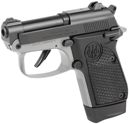 Beretta USA J20X22R8 20X Bobcat You're On Your Own 22 LR 8+1 2.40" Black Steel Barrel, Gray Cerakote ELS/Serrated Steel Slide, Black Polymer Frame w/Beavertail, Helica Texture Grip