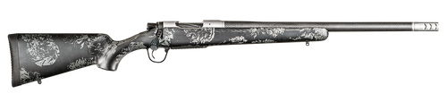 Christensen Arms 8010660000 Ridgeline FFT 375 H&H 3+1 24" Carbon Fiber Threaded Barrel, Stainless Steel Drilled & Tapped Receiver, Carbon w/Gray Accents Sporter FFT Carbon Fiber Stock