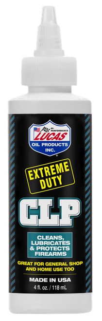 Lucas Oil 10915 Extreme Duty CLP Cleans, Lubricates, Prevents Rust & Corrosion 4 oz Squeeze Bottle