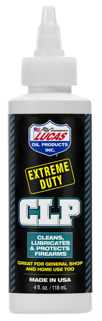 Lucas Oil 10915 Extreme Duty CLP Cleans, Lubricates, Prevents Rust & Corrosion 4 oz Squeeze Bottle