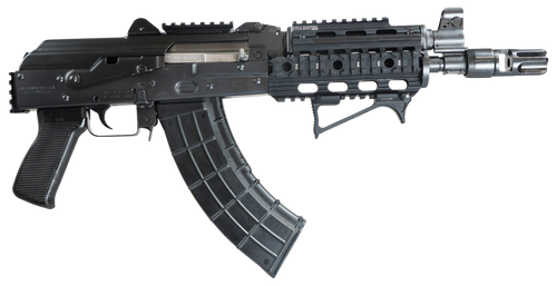 Zastava Arms Usa ZP92762PATM ZPAP 92 7.62x39mm 30+1 10" Black, Polymer Grip, Picatinny Quad Rail, Stock Adapter, Night Muzzle Brake