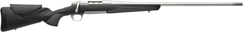 Browning 036008218 X-Bolt 2 Hunter Full Size 308 Win 4+1 22" Stainless Steel Threaded Barrel, Drilled & Tapped Stainless Steel Receiver, Adj Vari-Tech Black Composite Stock w/Adjustable Comb & LOP