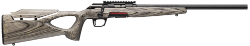 Winchester Repeating Arms 525227102 Xpert Target 22 LR 10+1 18" Matte Black Threaded Bull Barrel, Matte Black Picatinny Rail Steel Receiver, Gray Adj Comb & LOP Thumbhole Laminate Stock