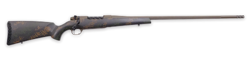 Weatherby MBC20N7MMBR2B Mark V Backcountry 2.0 7mm BC Patriot Brown Cerakote Fluted Barrel/Peak 44 Blacktooth Brown Sponge Pattern Black Carbon Fiber Stock