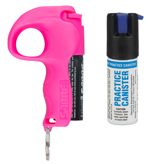 Sabre PBPKOCSTU04 Quick Grip Pepper Spray Range 12ft 0.54oz Pink Canister