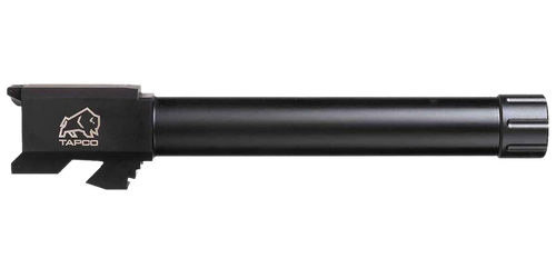 Tapco TAP22001 9mm Luger Threaded Black Nitride Stainless Steel, Fits Glock 17 Gen1-3