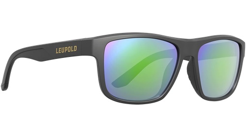 Leupold 179099 Performance Wear Katmai Emerald Mirror Lens Polycarbonate Matte Black Frame