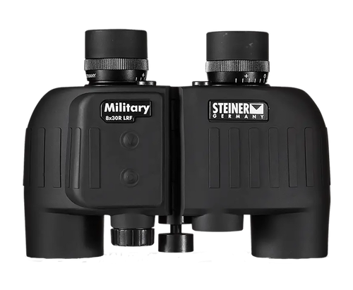 Steiner 2680 M830r Laser Rangefinder 8x 30mm Mil Radian Ranging Reticle, Floating Prism Auto Focus, Black Makrolon w/Rubber Armor