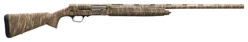 Browning 0118252004 A5  12 Gauge 28" Barrel 3.5" 4+1, Full Coverage Mossy Oak Bottomland, Textured Synthetic Stock With Closed Radius Pistol Grip