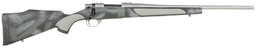Weatherby VC38223RR4T Vanguard Shadow 223 Rem 5+1 24" Carbon Gray Cerakote Threaded Barrel, Carbon Gray Cerakote Steel Drilled & Tapped Receiver, Black w/Gray & White Accents Monte Carlo Stock