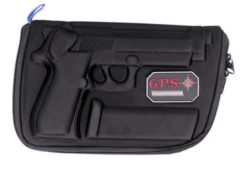 GPS Bags 909PC Custom Molded  w/ Lockable Zippers Internal Mag Holder & Black Finish for Beretta 92/96 & Taurus PT92